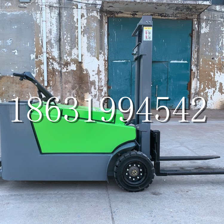 平舆县小型电动叉车1吨2吨步行站驾式电瓶堆高充电装卸车液压升降车铲车
